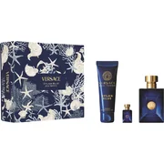 Versace Dylan Blue Подаръчен комплект, Тоалетна вода 100ml + Тоалетна вода 5ml + Душ гел 150ml