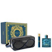 Versace Eros Подаръчен комплект, парфюмна вода 100ml + парфюмна вода 10ml + козметични чанта