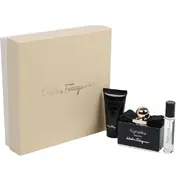 Salvatore Ferragamo Signorina Misteriosa Подаръчен комплект, Парфюмна вода 100ml + лосион за тяло 50ml + Парфюмна вода 10ml 