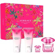 Versace Bright Crystal Absolu Подаръчен комплект, Парфюмна вода 90 ml + Мляко за тяло 100ml + Душ гел 100ml + Парфюмна вода 5ml