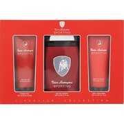 Tonino Lamborghini Sportivo Подаръчен комплект, Тоалетна вода 125 ml + Душ гел 100 ml + Афтършейв балсам 100 ml
