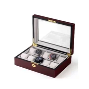 Rothenschild Watch Box RS-1087-10C for 10 Watches Cherry