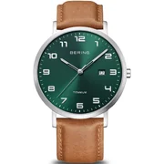 Bering 18640-568 men`s Titanium Mens Watch 40mm 5ATM