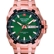 Swiss Alpine Military 7043.1164 Day-Date Mens Watch 42mm 10ATM