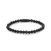 Rebel & Rose Bracelet Black Rocks RR-60088-B-M Unisex