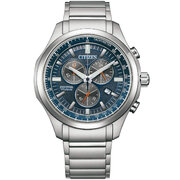 Citizen AT2530-85L Eco-Drive Titanium Chronograph Mens Watch 43mm 10ATM