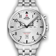 Swiss Military SM34098.02 Vintage Chronograph Mens Watch 43mm 10ATM