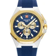 Swiss Alpine Military 7005.9845 Typhoon Chronograph Mens Watch 42mm 10ATM