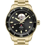 Swiss Military SMA34106.14 Mens Watch Automatic Open-Heart Diver 42mm 20ATM