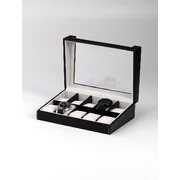 Rothenschild Watch Box RS-3041-10BL for 10 Watches Black