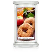 Kringle Candle Apple Cider Donut голяма ароматизирана свещ с 2 фитила (624 g)