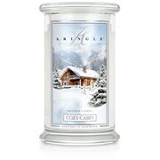 Kringle Candle COSY CABIN голяма ароматизирана свещ с 2 фитила (624 g)