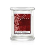 Kringle Candle Frosted Mahogany средна 2 фитилна ароматизирана свещ (411 g)