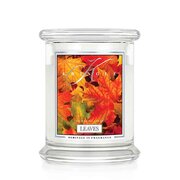 Ароматизирана свещ Kringle Candle Leaves средно 2 фитила (411 g)