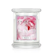 Kringle Candle Свещ с аромат на божур средна 2 фитила (411 g)