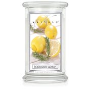 Kringle Candle Rosemary Lemon голяма ароматизирана свещ с 2 фитила (624 g)