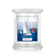 Ароматизирана свещ Kringle Candle Set Sail средно 2 фитила (411 g)