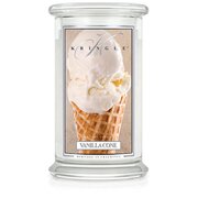 Kringle Candle Vanilla Cone голяма ароматизирана свещ с 2 фитила (624 g)