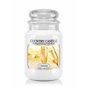 Голяма ароматна свещ Country Candle Cheers с 2 фитила (652 g)