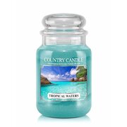 Country Candle Tropical Waters голяма ароматизирана свещ с 2 фитила (652 g)