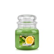 Свещ Country Candle Citrus & Sage ароматизирана свещ средна 2 фитила (453 g)