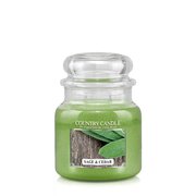 Свещ Country Candle Sage & Cedar ароматизирана свещ средна 2 фитила (453 g)