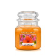 Свещ Country Candle Sunshine & Daisies ароматизирана свещ средна 2 фитила (453 g)