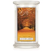 Kringle Candle Autumn Amber голяма ароматизирана свещ с 2 фитила (624 g)