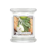 Kringle Candle Crisp Apple & Sage ароматизирана свещ среден 2 фитила (411 g)