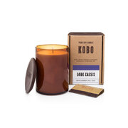 KOBO Woodblock Candle Dark Cassis ароматизирана свещ (15oz / 425g)