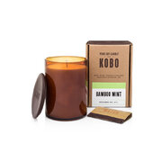 KOBO Woodblock Candle Bamboo Mint ароматизирана свещ (15oz / 425g)