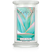 Kringle Candle Agave Pastel голяма ароматизирана свещ с 2 фитила (624 g)