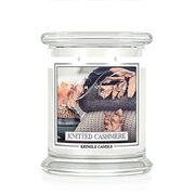 Kringle Candle Knitted Cashmere ароматизирана свещ средна 2 фитила (411 g)