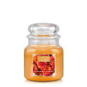 Country Candle Golden Mums & Honey Crisp Tonka ароматизирана свещ средна 2 фитила (453 g)