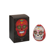 LADENAC Ароматна свещ Череп RED SCULL с декоративни камъни (220 гр.) в подаръчна опаковка