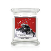 Kringle Candle Christmas Coal ароматизирана свещ средна 2 фитила (411 g)