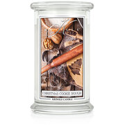 Kringle Candle Christmas Cookie Dough голяма ароматизирана свещ с 2 фитила (624 g)