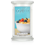 Kringle Candle Fruit & Flakes голяма ароматизирана свещ с 2 фитила (624 g)