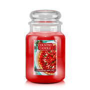 Country Candle Strawberry Mint Tart голяма ароматизирана свещ с 2 фитила (652 g)