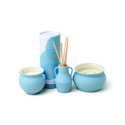 Paddywax SANTORINI Light Blue - Ароматна свещ с розмарин и морска сол 8,5 oz / 240 g
