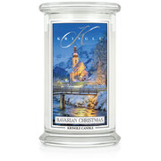 Kringle Candle Bavarian Christmas голяма ароматизирана свещ с 2 фитила (624 g)