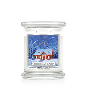 Kringle Candle Christmas Cabin средна ароматна свещ с 2 фитила (411g)