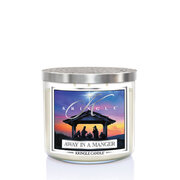 Kringle Candle TUMBLER Away in a Manger Ароматизирана свещ с 3 фитила (411g)