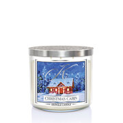 Kringle Candle TUMBLER Christmas Cabin Ароматизирана свещ с 3 фитила (411g)