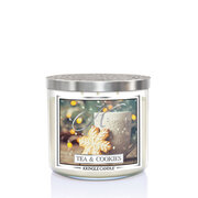 Kringle Candle TUMBLER Tea & Cookies Ароматизирана свещ с 3 фитила (411g)
