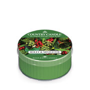 Ароматна свещ Country Candle Holly & Mistletoe (42g)