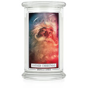Kringle Candle Father Christmas голяма ароматизирана свещ с 2 фитила (624 g)