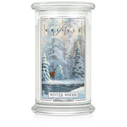 Kringle Candle Winter Woods голяма ароматизирана свещ с 2 фитила (624 g)