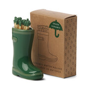 Кибритена поставка Paddywax WELLINGTON с 25 кибрита - зелена