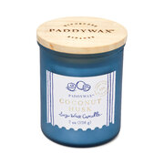 Ароматна свещ Paddywax COASTAL с кокосови люспи в стъклена кутия с дървен капак 8oz/226g